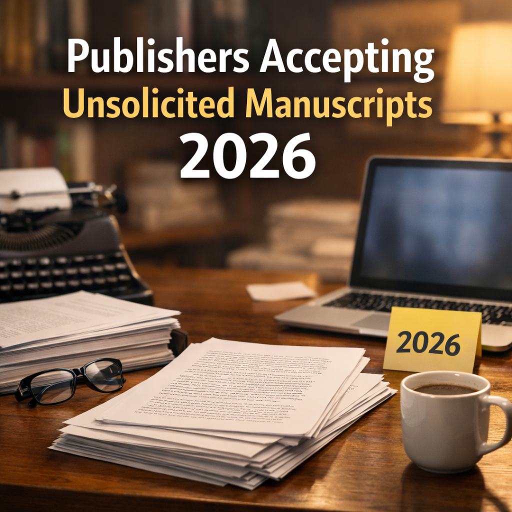 publishers accepting unsolicited manuscripts in 2026